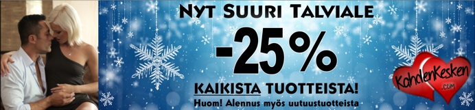 Talvialennusmyynti kaikki tuotteet -25%