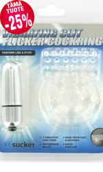 XLsucker - Vibrating Clit Flicker Cockring