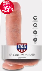 King Cock 8” With Balls, 20/5
