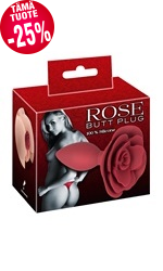 Rose Silicone Butt Plug