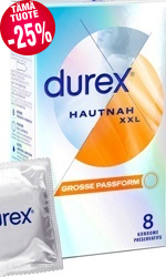 Durex Hautnah XXL, 8 kpl