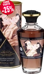 Shunga Warming Oil, intoxicating choco, 100 ml