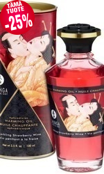 Shunga Warming Oil, sparkling wine, 100 ml