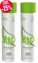 BIO aloe vera -hierontaöljy, 100 ml