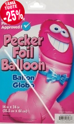 Pecker Foil Balloon - folioilmapallo