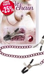 Nipple Clamps with Purple Chain