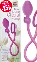 Mini Silicone Clitoral Pump, pinkki