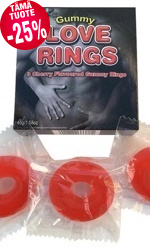 Gummy Love Rings - syötävät penisrenkaat