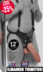 King Cock 12” Hollow Strap-on