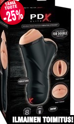 PDX Double Penetration Vibrating Stroker