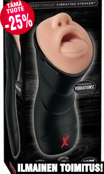 PDX Elite Deep Throat Vibrating Stroker