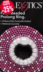 Pearl Beaded Prolong Ring, läpinäkyvä