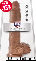 King Cock 10” with balls, 27/5