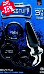 Menzstuff 3.5” Double Ring Anal Plug