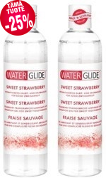 Waterglide Sweet Strawberry - mansikka-makuliukuvoide, 300 ml