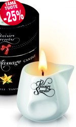 Plaisirs Secrets Massage Candle, Vanilla, 80 ml
