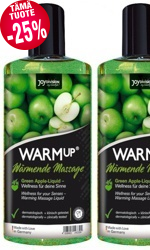 WARMup-hierontaöljy, vihreä omena, 150 ml