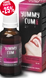 Yummy cum - spermasi makeuttavat tipat, 30 ml