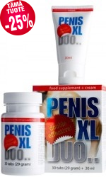 Penis XL Duo, 30 ml + 30 tablettia