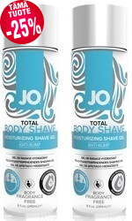 JO Total Body Shaving Gel, neutraali, 240 ml