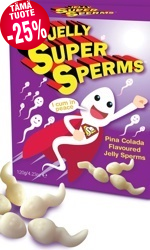 Jelly Super Sperms Pina Colada, 120 g