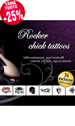 Tattoo set - Rocker Chick